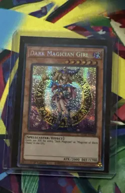YUGIOH! Dark Magician Girl MP22-EN268 Prismatic Secret Rare 1st Edition NM - Image 1