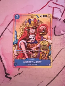 Monkey.D.Luffy (2nd Anniversary Stamped Promo) P-043 - English NM - One Piece - Image 1