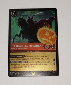 Disney Lorcana The Headless Horseman Terror of Sleepy Hollow 125/204 Cold Foil - Image 1