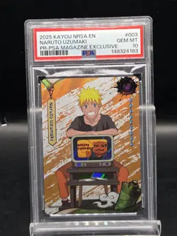 Kayou Naruto Uzumaki #003 2025 PSA Magazine Exclusive Promo Card - PSA 10 - Image 1