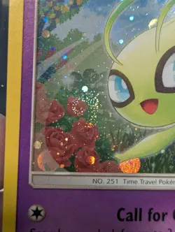 Celebi - SM224 - SM Black Star Promo Pokemon Card TCG With Swirl 🍥 - Image 2