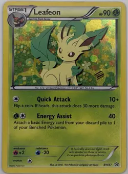 Leafeon BW87 Holo Black Star Promo B&W 2013 Eeveelution Pokemon TCG Card HP - Image 1