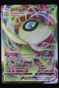 Celebi VMAX - 8 - Chilling Reign - Pokemon Card - Near Mint - Image 1