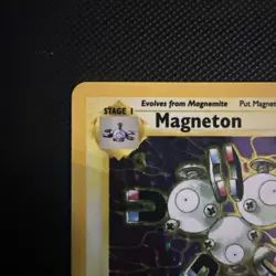 Pokemon Magneton 11/62 Fossil Holo Rare Unlimited 1999 80 HP English TCG Card - Image 1