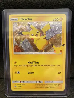 Pikachu Pokemon Card - Rare - Image 1