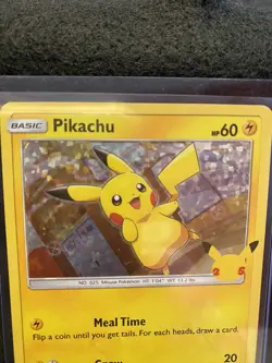 Pikachu Pokemon Card - Rare - Image 3