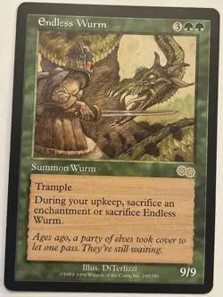 Endless Wurm #249 âœ…NM âœ…Urza's Saga USG Magic MTG - Image 1