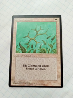 MTG Green Ward (Gruner Schutz) FBB German Miscut Regular - Some Edge Wear - Pics - Image 1