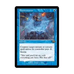 WOTC MtG Buy a Box Promos Flusterstorm (Retro Frame) (R) (Foil) NM - Image 1