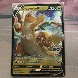 Pokemon Dragonite V SWSH235 Pokemon GO Promo Holo 230 HP English Card - Image 1