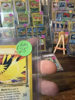Zapdos Black Star Promo 23- Pokemon WOTC TCG Card - Image 2