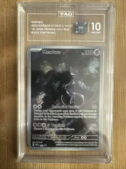 Mewtwo - SVP052 - Pokemon Scarlet & Violet Promo Holo Rare Card TAG 10 NOT PSA - Image 1