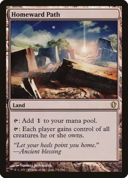 HOMEWARD PATH LP Lightly Played Magic the Gathering MTG Commander 2013 - Image 1