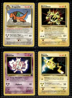 Vtg Pokemon Card Lot WOTC Set Movie Promo Stamp Binder Collection Original WB - Image 1