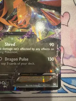 Giratina EX 92/124 Holo Ultra Rare Dragons Exalted Pokemon Card - Image 5