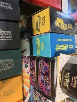 MASSIVE Pokemon card/ accessories collection sun&moon and some x&y Eveloutions - Image 3