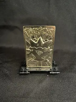 1999 Nintendo Togepi Gold 23K Plated Trading Card Burger King Promo - Image 1
