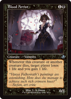 Blood Artist (Retro Frame) [Innistrad Remastered] Foil Near Mint - Image 1