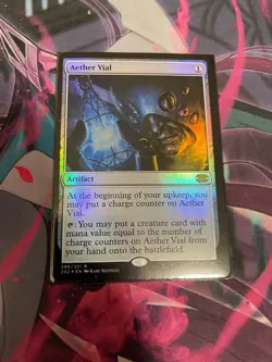 MTG - AETHER VIAL - DOUBLE MASTERS - RARE - NM - FOIL - 2X2 - Image 1