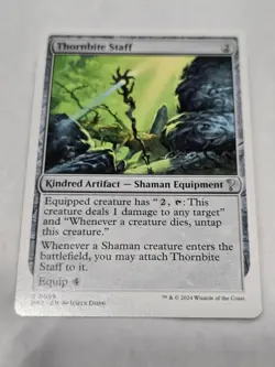 Thornbite Staff (White Border) Mystery Booster 2 Regular - Image 1