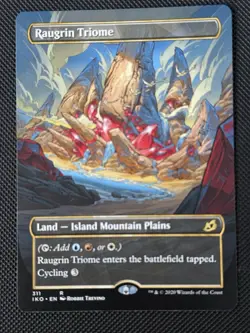 Raugrin Triome Borderless Showcase Ikoria MTG Card #311 Non Foil NM - Image 1