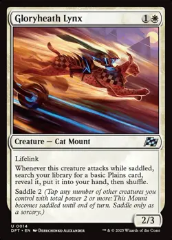 Gloryheath Lynx #14 > MTG > DFT > REGULAR > Lightly Playеd - Image 1