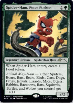 Spider-Ham, Peter Porker #2 Promo Play Promos Magic: The Gathering Near Mint - Image 1
