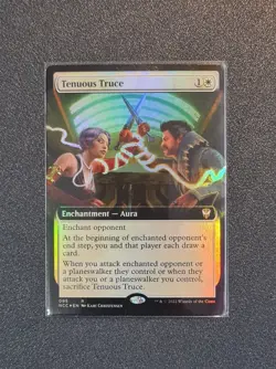MTG Tenuous Truce - Extended Foil - NCC - Near Mint+ Condition - Image 1