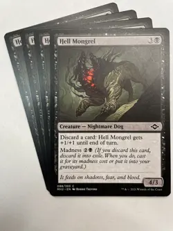 4x Hell Mongrel - NM/M - Modern Horizons 2 MTG Magic the Gathering - Image 1
