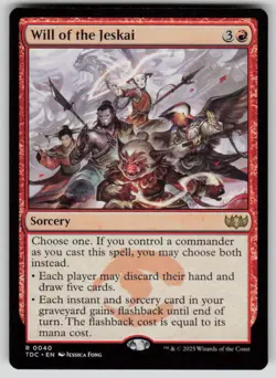 Will of the Jeskai Normal R Commander: Tarkir: Dragonstorm 40 NM - Image 1