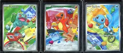 Bulbasaur Charmander Squirtle Pokemon 2026 ME First Partner Kanto Promo Set NM - Image 1