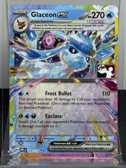 Glaceon EX 026/131 PRE Prize Pack Play! Pokemon Holo Stamped Near Mint NM - Image 1