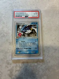 PSA EX-MT 6 Pokemon TCCG Gyarados ex 109/112 FireRed & LeafGreen Holo - Image 1