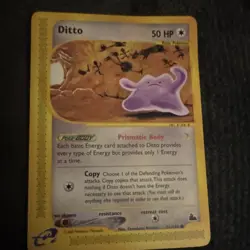 Pokemon TCG Ditto 51/113 EX Delta Species 2005 Rare Basic 50 HP Holo English - Image 1