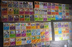 100 Card Lot Of Mid Era Yellow Border Reverse Holo Pokemon Cards Tcg - Image 1
