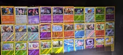 100 Card Lot Of Mid Era Yellow Border Reverse Holo Pokemon Cards Tcg - Image 4