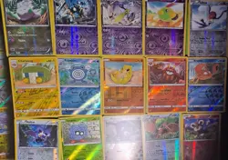 100 Card Lot Of Mid Era Yellow Border Reverse Holo Pokemon Cards Tcg - Image 5