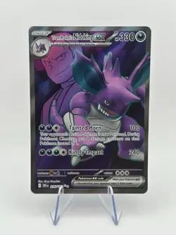 Pokemon TCG Team Rockets Nidoking EX 216/182 Destined Rivals Full Art NM - Image 1