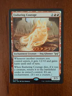 Enduring Courage- Duskmourn Regular MTG-NM - Image 1