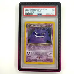 PSA 7 Dark Gengar 1st Edition Holo #6 Neo Destiny WOTC Vintage Pokemon - Image 1