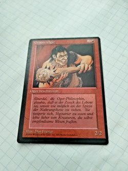 MTG Gray Ogre FBB (Grauer Oger) German Regular Miscut - Some Edge Wear - Pics - Image 2