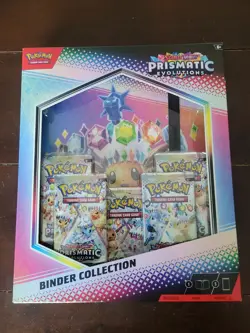 Pokemon TCG: Scarlet & Violet Prismatic Evolutions Binder Collection New Sealed! - Image 1