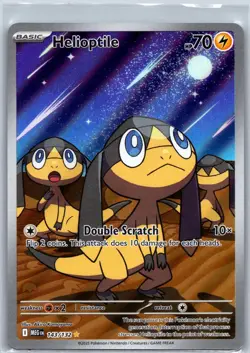 Helioptile 143/132 Illustration Rare Mega Evolution Pokemon Near Mint - Image 1