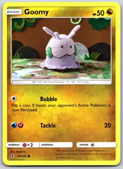 Goomy 94/145 Common Guardians Rising Pokemon Near Mint - Image 1