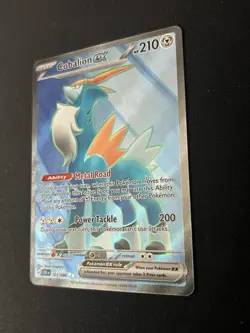Cobalion ex 103/86 Full Art Double Ultra Rare Pokemon Chaos Rising ME04 NM - Image 2