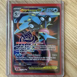 Pokemon TCG-Mega Greninja ex 100/086 Full Art Ultra Rare Chaos Rising - Image 1