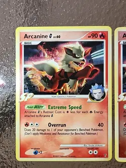 Pokemon TCG 3X Arcanine 15/147 Supreme Victors Holo & Reverse Holo Rare 2009 - Image 2