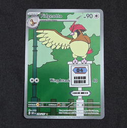 Pokemon Pidgeotto Obsidian Flames Holo Illustration Rare 208/197 Eng 2023 - Image 1