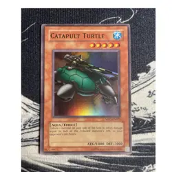 Yu-Gi-Oh! Catapult Turtle MRD-EN075 Metal Raiders Unlimited, super rare, holo - Image 1