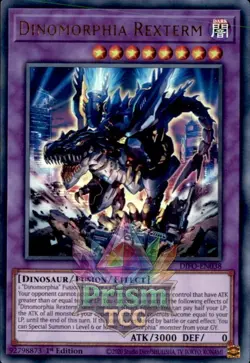 Dinomorphia Rexterm Ultra Rare #DIFO-EN038 Yugioh NM Ultra Rare - Image 1
